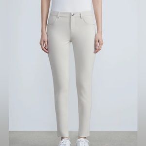 Lafayette 148 New York White Mercer Pants